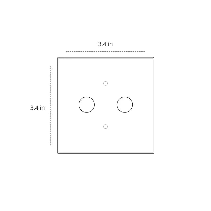 2 Gang Smart Sensor Switch CRYSTAL SERIES