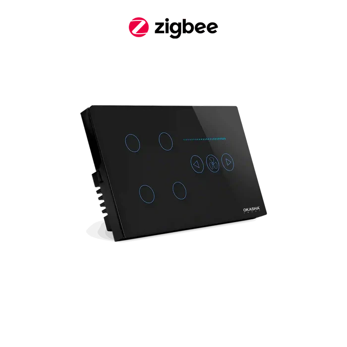 4 Gang+1 Fan Smart Switch CRYSTAL SERIES