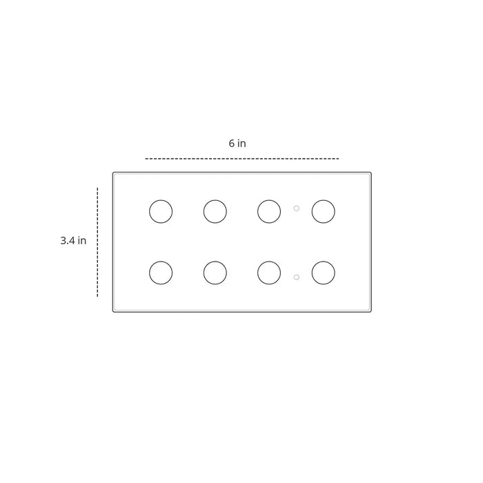 8 Gang Smart Sensor Switch CRYSTAL SERIES