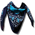 Amaya Batik Paisley Cotton Scarf - Teal Lagoon - Sweet Us