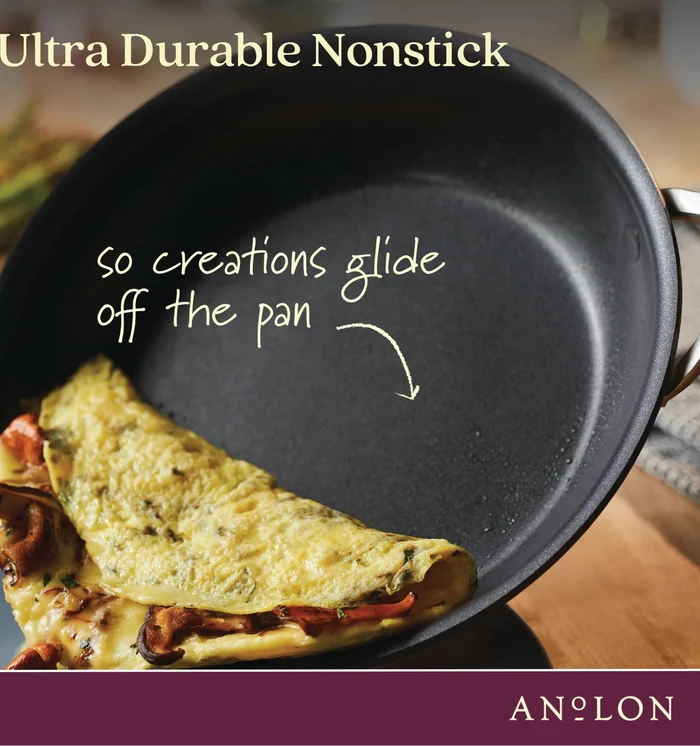 Anolon Endurance+ Nonstick Induction 24cm Open French Skillet
