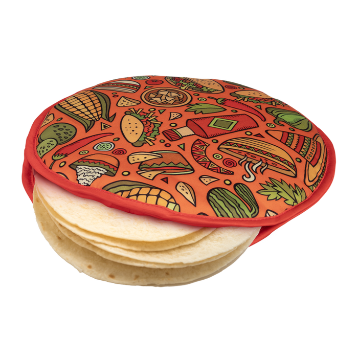 Appetito Tortilla Warmer Pouch - Fiesta