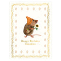Art File Birthday Card, TV07A (Fairy Tale, Hat-Wearing Mouse)
