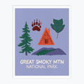 Art Print - Smoky Mountains Landmarks