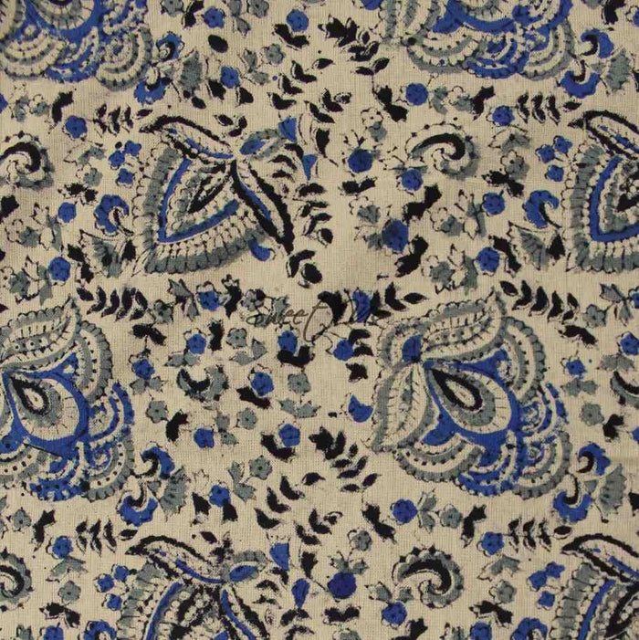 Ashlyn Hand?Block Printed Cotton Square Tablecloth — Midnight Bloom - Sweet Us