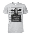Bad cow - Men's and Women's t-shirt , Vneck, Hoodies - myfunfarm - clothing acceessories shoes for cow lovers, pig, horse, cat, sheep, dog, chicken, goat farmer