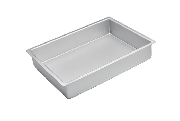 Bakemaster Silver Anodised Rectangular Cakepan 38x28x7.5cm