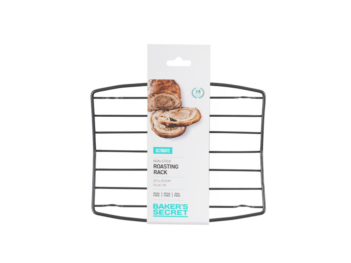 Bakers Secret Ultimate Non-Stick Roasting Rack - 25.5x20.5cm