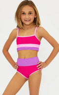 Beach Riot | Little Eva & Emmy 2 pc. | Raspberry Color Block