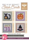 Bee In My Bonnet Stitch Cards Set F