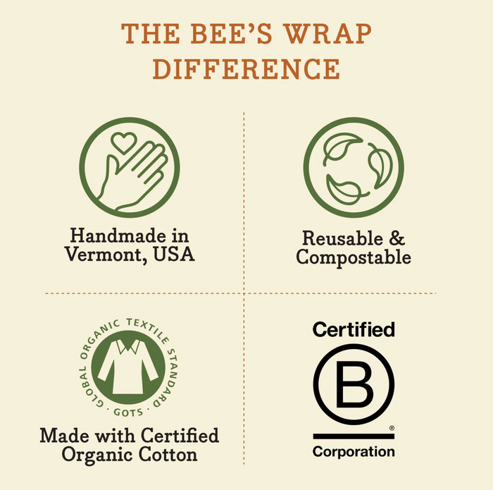 Bee's Wraps | Assorted 3 Pack - Honeycomb