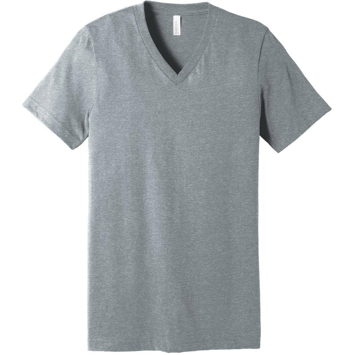 Bella+Canvas Unisex Heather CVC V-Neck Tee