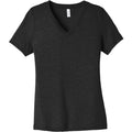 Bella+Canvas Ladies Relaxed Heather CVC V-Neck Tee