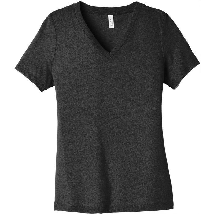 Bella+Canvas Ladies Relaxed Triblend V-Neck Tee
