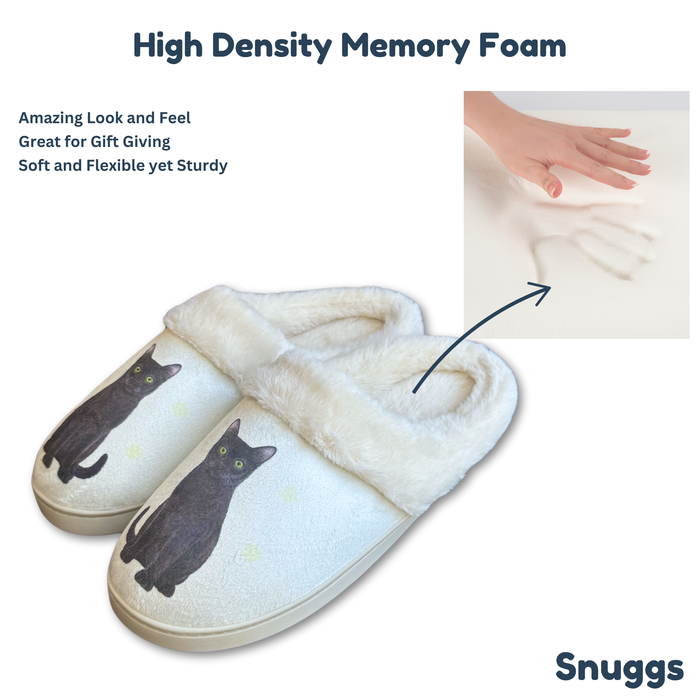 Black Cat Snuggs Slippers - Premium Slippers from E&S Pets - Just $24.95! Shop now at Pat's Monograms