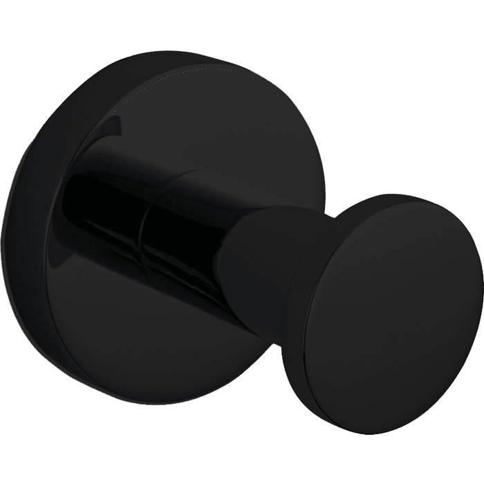 Black Wall Small Towel Robe Hook DWBA Coat Hanger for Bath, Matte Black