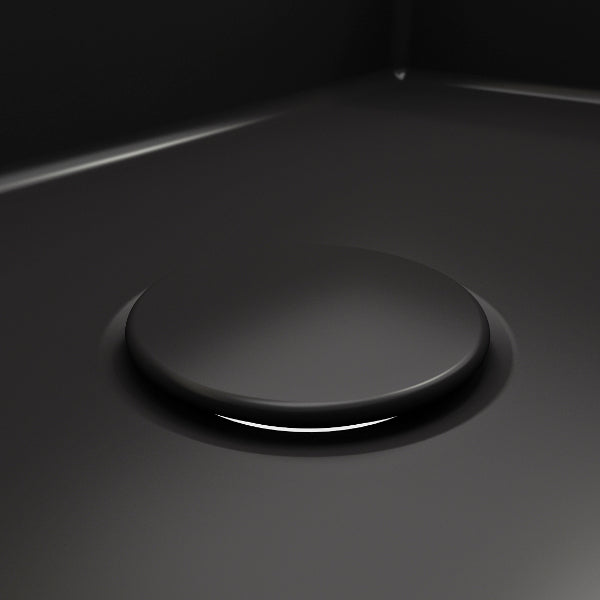 BOCCHI 1220-004 Matte Black Fireclay Drain Cover for BOCCHI Fireclay Kitchen Sink Strainers