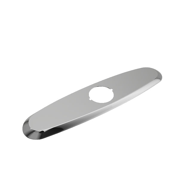 BOCCHI 2180 0004 Chrome Traditional Kitchen Faucet Deck Plate Oval