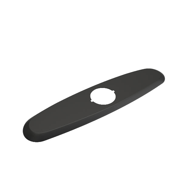 BOCCHI 2180 0004 Matte Black Traditional Kitchen Faucet Deck Plate Oval