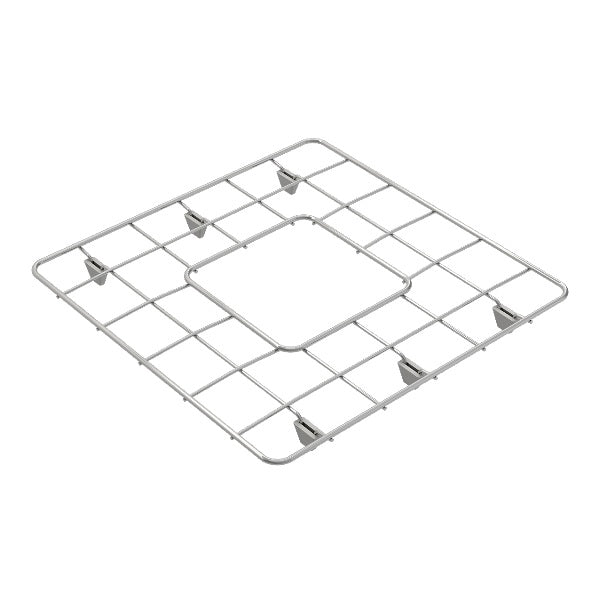 BOCCHI 2300 0009 18" Stainless Steel Sink Rack with Soft Rubber Bumpers