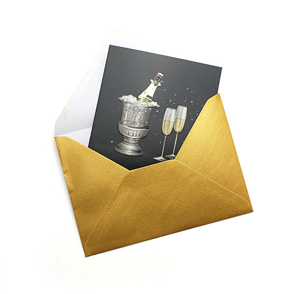 Bug Art Blank Card, M111 (Champagne)