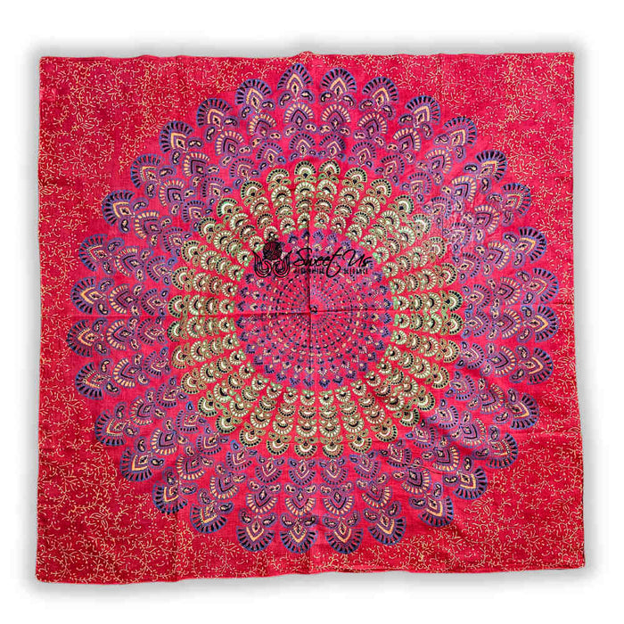 Cannes Vibrance Lightweight Floral Cotton Scarf — Athena Blush - Sweet Us