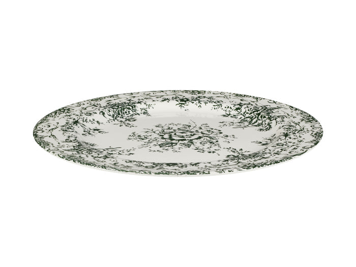 Casa Domani Rosetta Round Platter Antique Green Gift Boxed - 33cm