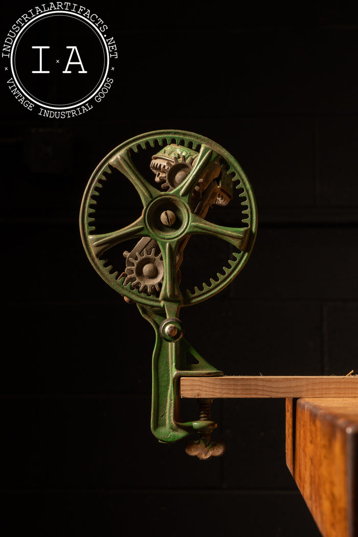 Cast Metal Tabletop Apple Peeler by Reading Hardware Co.