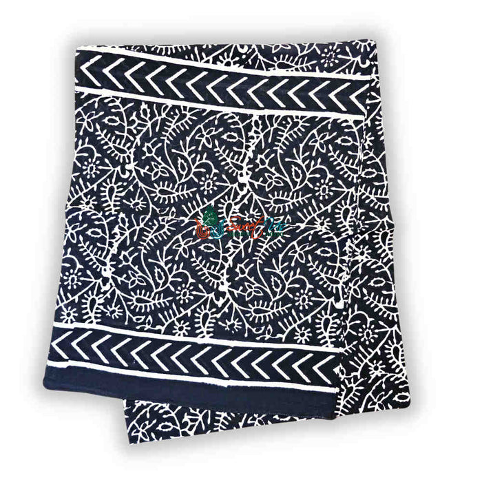 Lightweight Soft Cotton Floral Scarf for Women, Chiara Eternity, Noir - Sweet Us