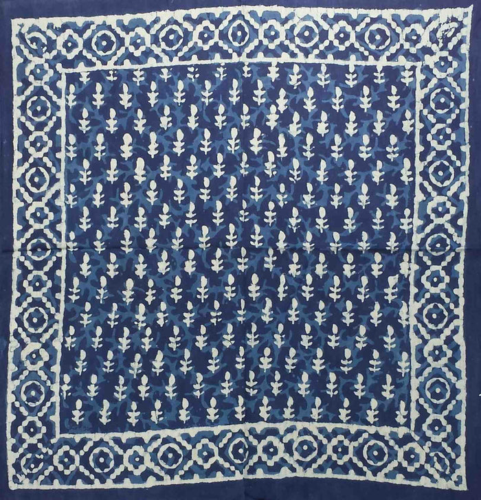 Large Cotton Block Print Dabu Summer Scarf for Women Lightweight Soft Sheer - Sweet Us