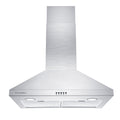 CIARRA CAS75206P 30" Stainless Steel  450 CFM Wall Mount Convertible Range Hood