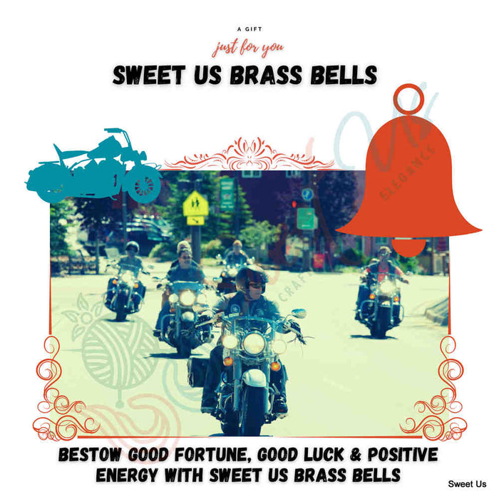 12 pcs Brass Bells Cute Claw Bells Wedding Bells Motorcycle Bells Polished Brass - Sweet Us