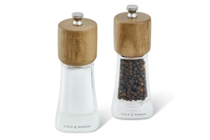 Cole & Mason Woodbury Salt & Pepper Gift Set - 134mm