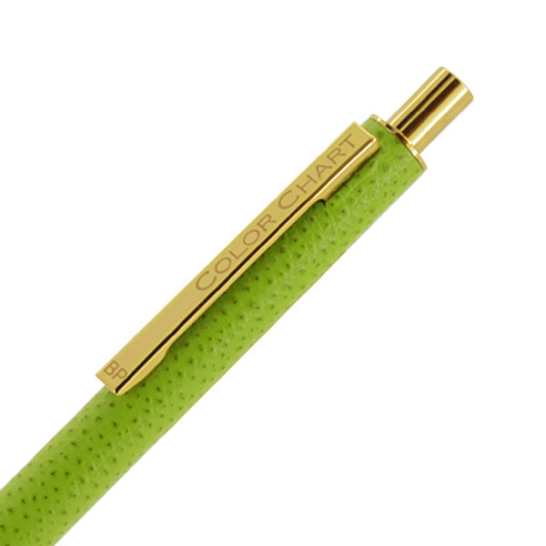 Color Chart Leather-Wrapped Ballpoint Pen