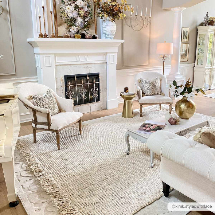 Contemporary Solid Hand Woven Tan Natural Fiber Jute Multi Size Area Rug - The Rug Decor