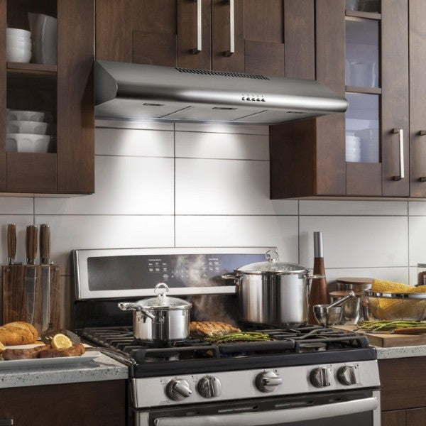 Cosmo COS-5MU36 36" Under Cabinet Stainless Steel Range Hood with Removable Filters