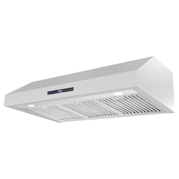 Cosmo UMC36 36" Stainless Steel 380 CFM Under Cabinet Range Hood with Digital Touch Controls