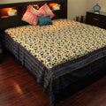 Cotton Floral Buti Print Tapestry Coverlet Tablecloth Dorm Decor Beach Sheet Blue - Sweet Us