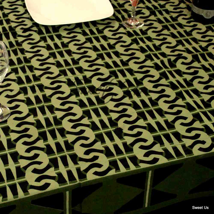 Cotton Tablecloths Fabric for Rectangle Tables for Christmas, Holiday 70x106 In