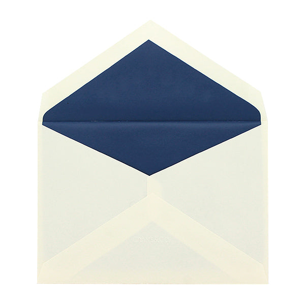 Crane Note Card Set, CF1430, Ecru/Blue Border