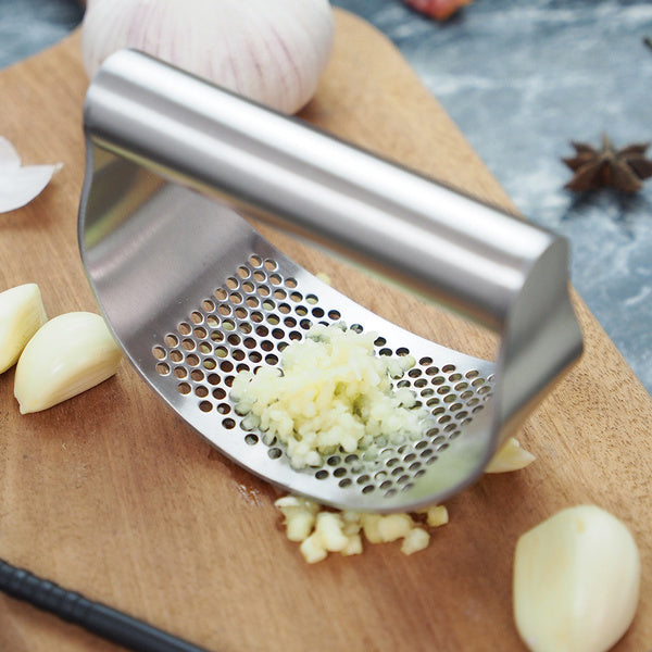 Cuisena Garlic Rocking Press - Stainless Steel