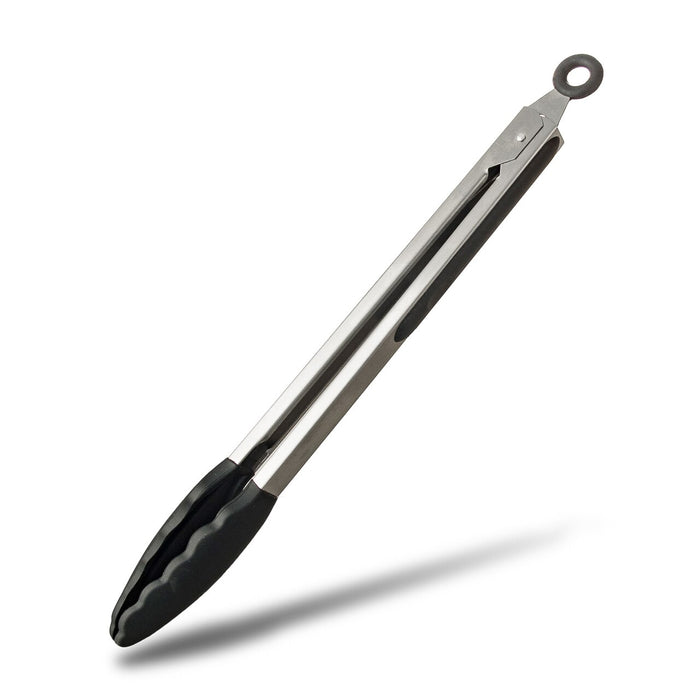 Cuisena Locking Tongs With Silicone Head - 23cm