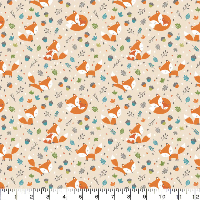 Curtain Valance - Baby Fox Flannel