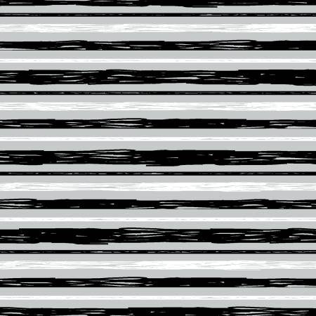 Curtain Valance - Black Gray Stripes Flannel