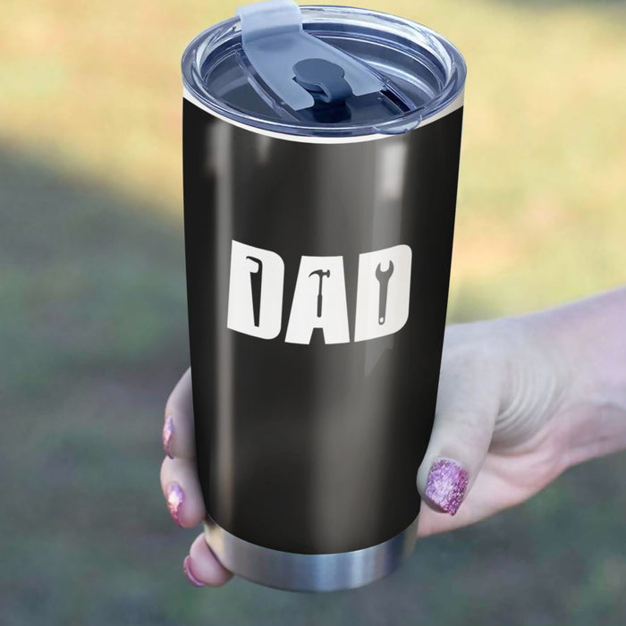 Customize DAD gift - Tumler 20oz , 30oz - myfunfarm - clothing acceessories shoes for cow lovers, pig, horse, cat, sheep, dog, chicken, goat farmer