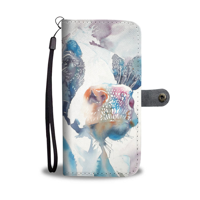 Cute cow pattern print sk00014 - Wallet Phone case - myfunfarm - clothing acceessories shoes for cow lovers, pig, horse, cat, sheep, dog, chicken, goat farmer