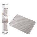 D. Line Silicone Drying Mat 43x32cm - Stone