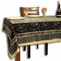 Dharani Series Vegetable Dye Tablecloth & Bedspread — Azure Moonrise - Sweet Us