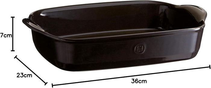 Emile Henry Rectangular Baking Dish - Charcoal