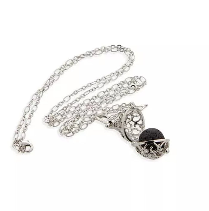 ESSENTIAL OIL ORB NECKLACE